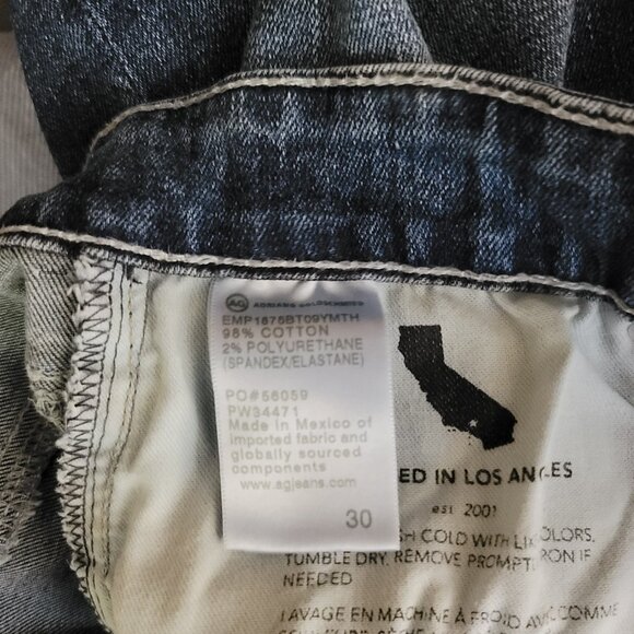 AG Adriano Goldschmied Mari High Rise Slim Straight Jeans Women's Premium Denim - Picture 12 of 12